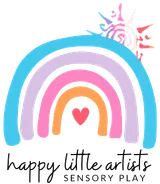 Happy Little Artists rainbow logo